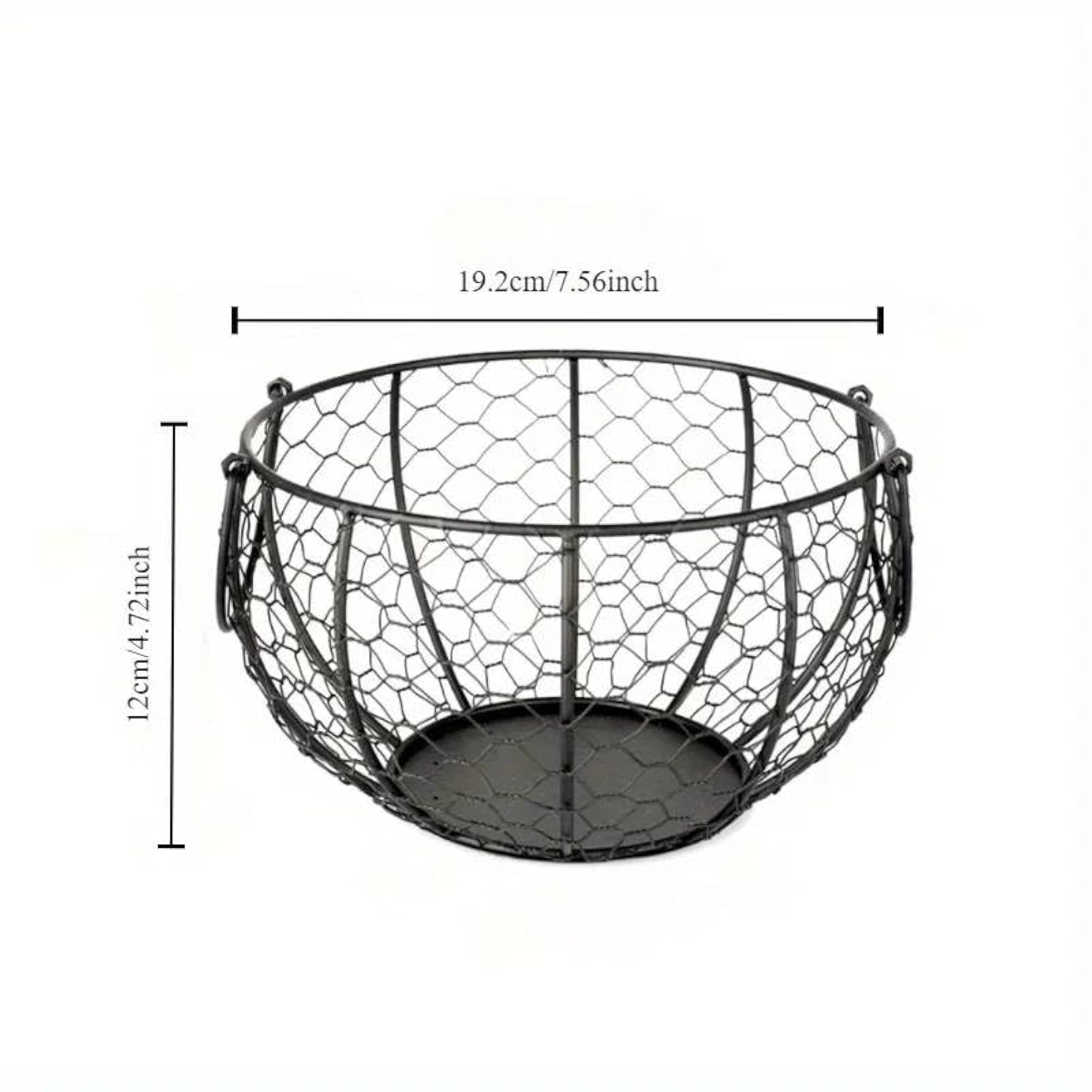 Metal Wire Egg Basket Organizer for Kitchen Storage